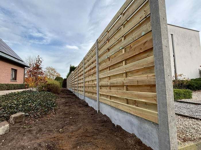 Houten schutsels geplaatst door Lamon Hekwerk — voorbeeld 2 van 5