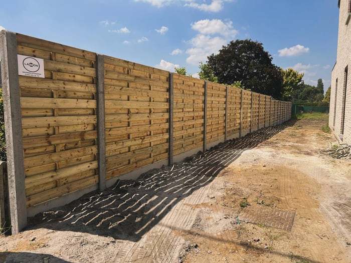 Houten schutsels geplaatst door Lamon Hekwerk — voorbeeld 3 van 5